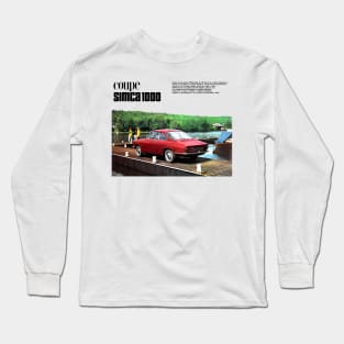 1966 SIMCA COUPE - brochure Long Sleeve T-Shirt